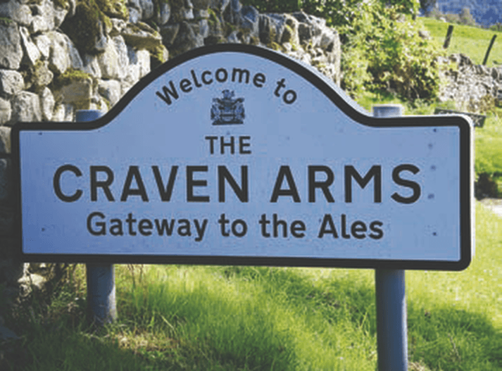 craven Craven Arms Sign