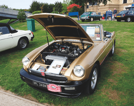 The replica Aston Martin MGB